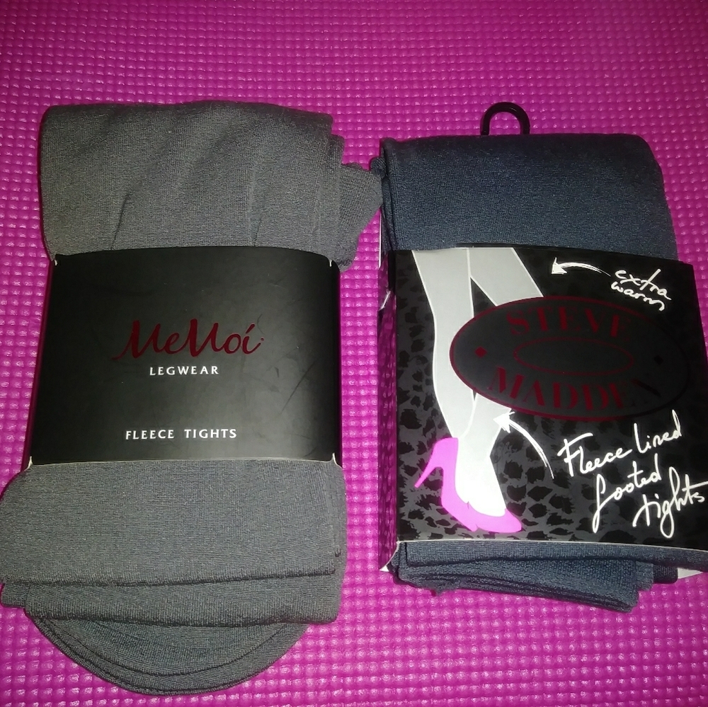 Gray fleece tights S/M size